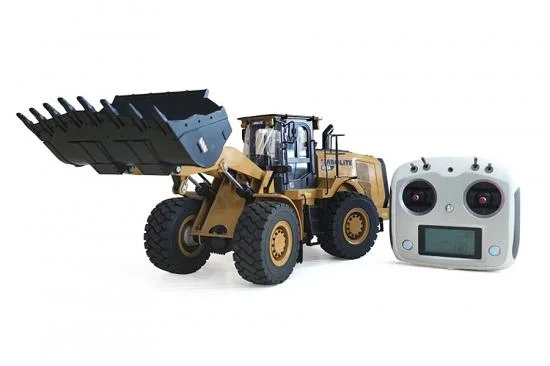 HuiNa K966 Kabolite Hydraulic Full Metal Wheel Loader 1:16 — image 2 of 5