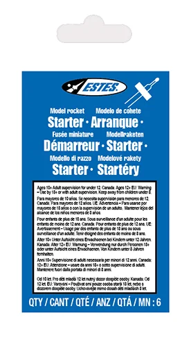Estes Rocket Igniters / Solar Starters (Pack of 6)