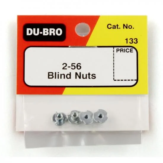 Dubro DB133 Blind Nuts 2-56 (4 Pcs) — image 2 of 2