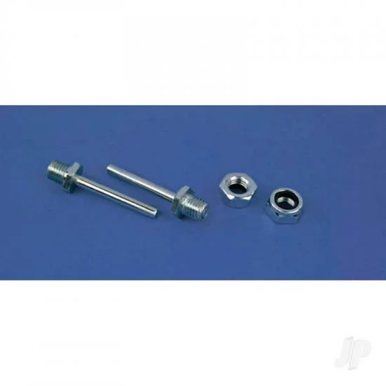 Dubro 2in L x 3/16in diameter Axle Shaft (2 pcs per package) — image 2 of 2