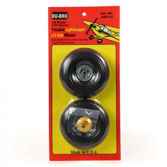 Dubro DB338Tlc J3 1/5 Scale Wheel 3.3/8 — image 2 of 2