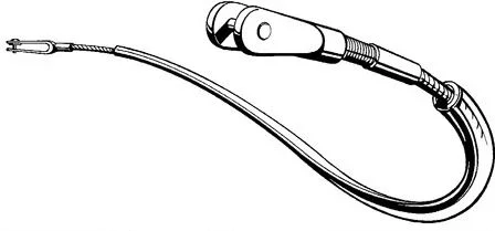 Dubro DB344 48 Inch Engine Control Flexi Snake Cable Assembly (Bowden Cable) — image 2 of 4