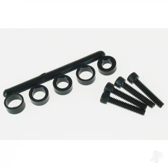 Dubro 2in Three Blade Spinner White (1 PC per package) — image 4 of 4
