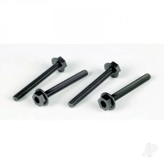 Dubro 1/4-20 x 3in Nylon Wing Bolts (4 pcs per package) — image 3 of 5