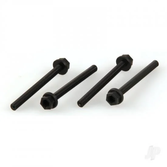 Dubro 1/4-20 x 3in Nylon Wing Bolts (4 pcs per package) — image 1 of 5