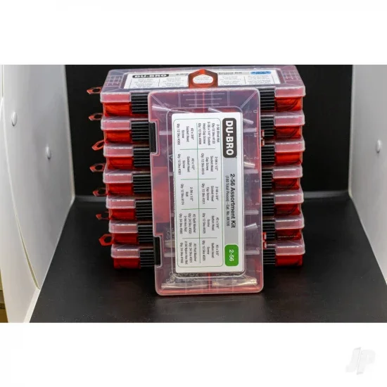 Dubro 2-56 Hardware Assortment Kit (180 pcs set) &mdash; image 5 of 5