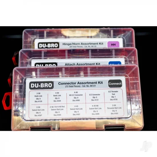 Dubro Connectors Assortment Kit (73 pcs set) — image 2 of 2