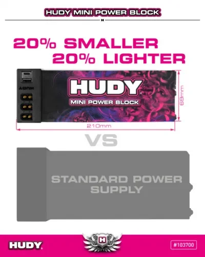 Hudy Mini Power Block 800W / 67A - UK — image 4 of 6