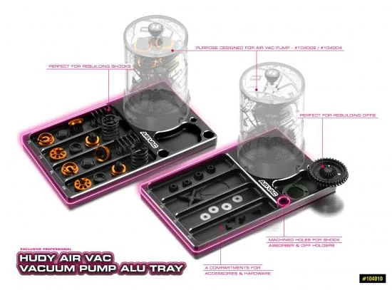Hudy Air Vac - Vacuum Pump Aluminium Tray — image 2 of 3