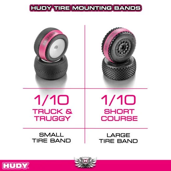 Hudy Tire Mounting Band - Small - Black (4) &mdash; image 4 of 4
