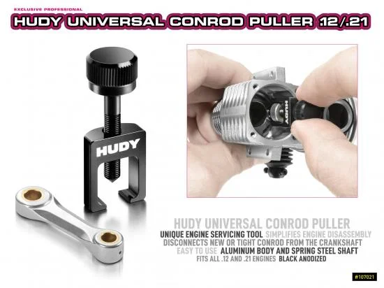 Hudy Universal Conrod Puller .12 / .21 &mdash; image 2 of 2