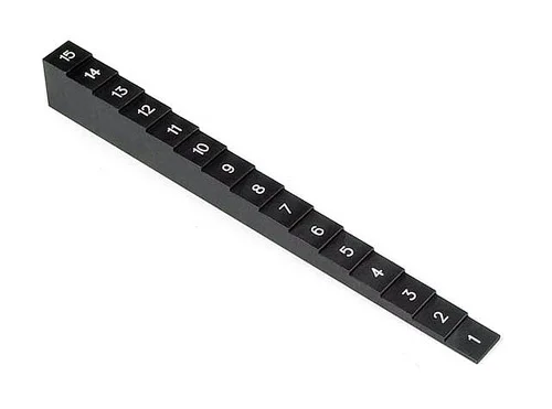 Hudy Chassis Ride Height Gauge - 2mm to 15mm Stepped ** CLEARANCE **