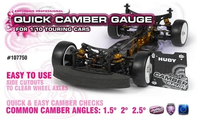 Hudy Graphite Quick Camber Gauge - 1:10 Touring — image 3 of 5