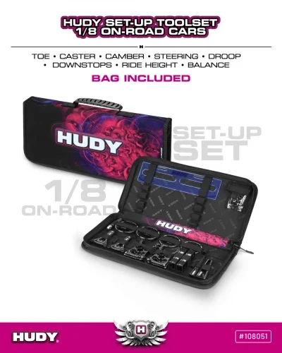 Hudy Set-Up Toolset 1:8 On-Road Cars &mdash; image 2 of 5