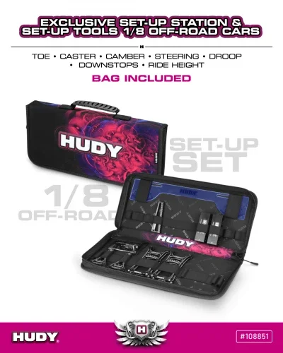 Hudy Set Up Station And Set Up Tools With Carrying Bag - 1:8 Off-Road Cars &mdash; image 3 of 5