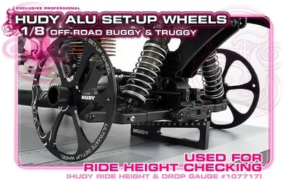 Hudy Alloy Set Up Wheels for 1:8 Off Road — image 3 of 9