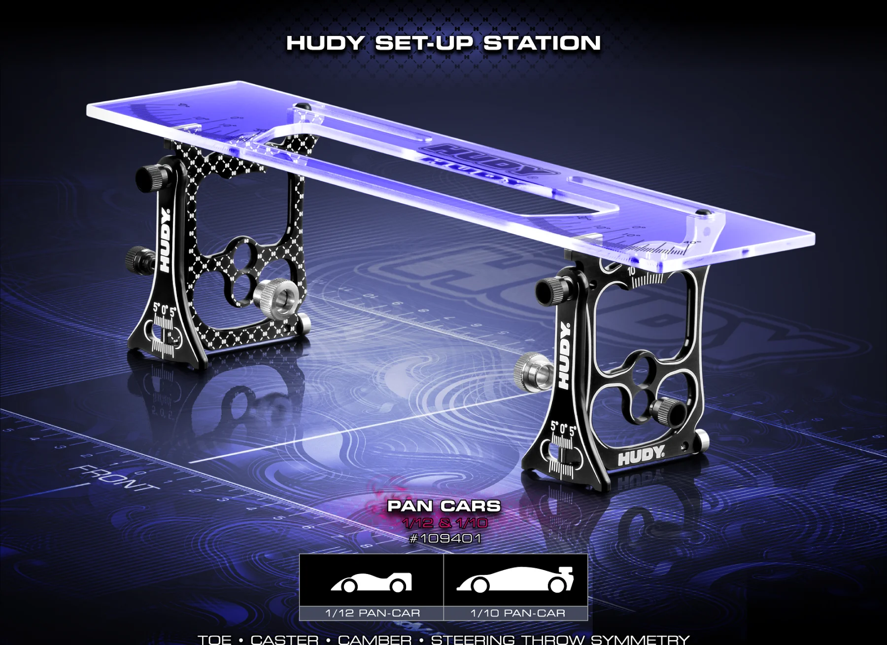 Hudy Set-Up Station 1/10 & 1/12 Pan Cars | DY109401