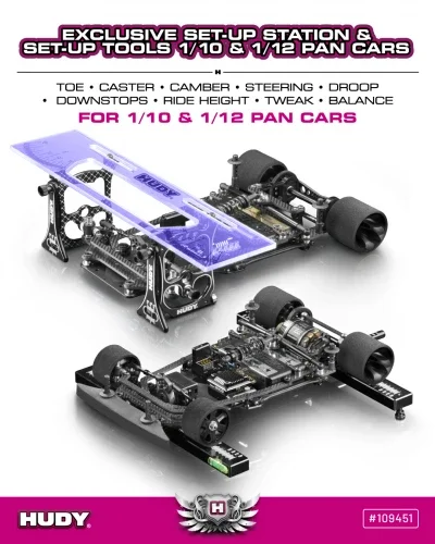 Hudy Set Up Station And Set Up Tools With Carrying Bag - 1:10 And 1:12 Pan Cars — image 3 of 8