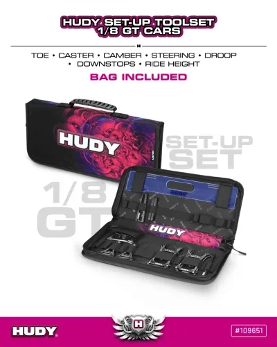 Hudy Set Up Station And Set Up Tools With Carrying Bag - 1:8 GT Cars — image 4 of 7
