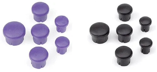 Hudy Plastic Cap For Handle ( Set - 3+2+1) Black