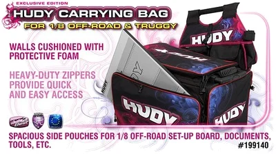 Hudy 1:8 Buggy/Truggy Carry Bag with Tool Bag - Exclusive Edition — image 9 of 10