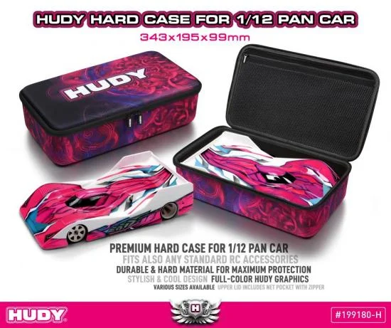 Hudy Hard Case - 343x195x99mm - 1:12 Pan Car — image 2 of 4