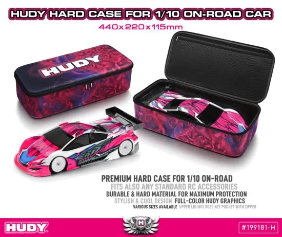 HUDY HARD CASE - 440x220x115MM - 1:10 ON-ROAD CAR — image 2 of 4