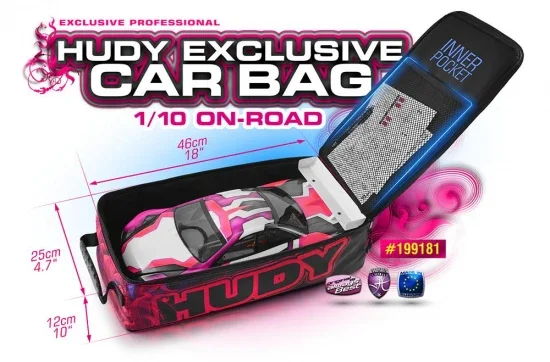 Hudy Car Bag - 1:10 On-Road - Touring - Pan Car &mdash; image 2 of 3