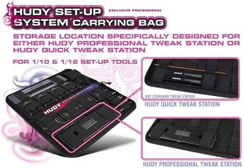 Hudy Set Up System Carry Bag For 1:10 Touring Cars 1:10 And 1:12 Pan Cars 1:10 Formula — image 5 of 9