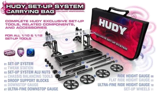 Hudy Set Up System Carry Bag For 1:10 Touring Cars 1:10 And 1:12 Pan Cars 1:10 Formula — image 7 of 9