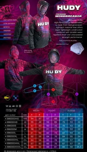 Hudy High-Performance Windbreaker (L)