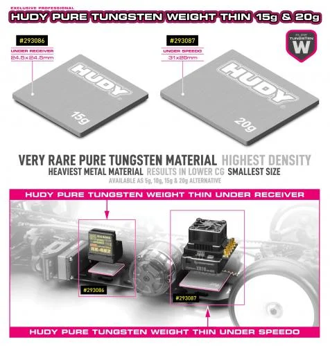 Hudy Pure Tungsten Weight Thin - 31X26mm - 20G — image 2 of 2