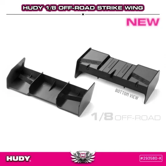 Hudy 1:8 Off-Road Strike Wing - Black &mdash; image 2 of 4