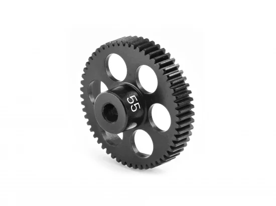 Hudy Aluminium Ultra-Light Pinion Gear - Hard Coated - 55T / 64DP &mdash; image 2 of 4