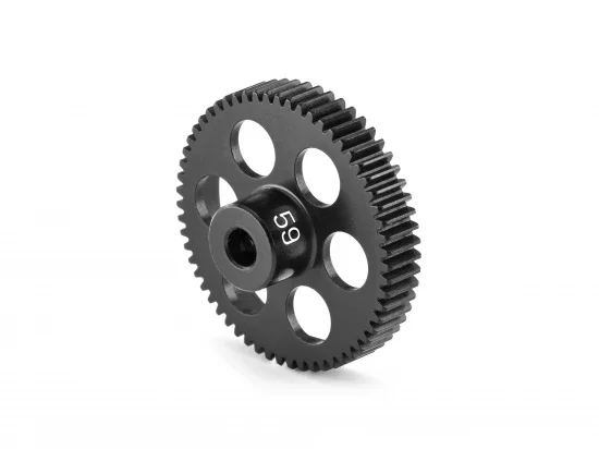 Hudy Aluminium Ultra-Light Pinion Gear - Hard Coated - 59T / 64DP — image 2 of 4