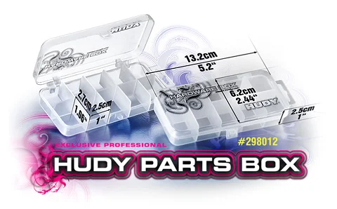 Hudy Hardware Parts Box - 10 Compartments
