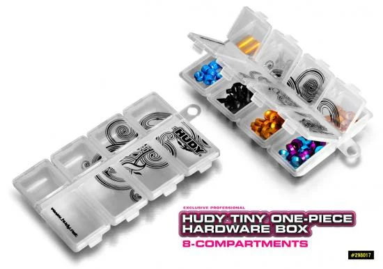 Hudy Tiny One Piece Hardware Box - 8 Compartments &mdash; image 2 of 2