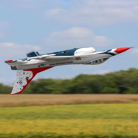E Flite F-16 Thunderbirds 70mm EDF Jet AS3X SAFE - BNF Basic &mdash; image 15 of 26