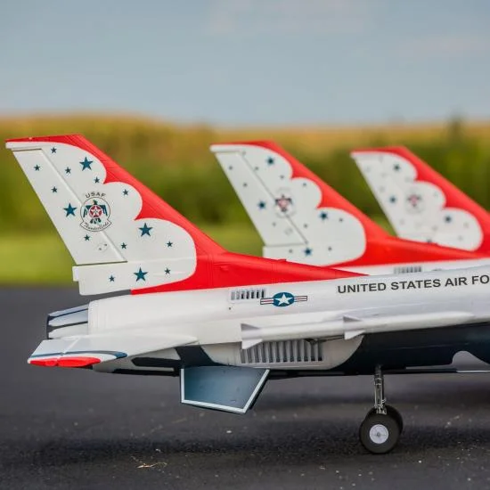 E Flite F-16 Thunderbirds 70mm EDF Jet - BNF Basic &mdash; image 3 of 16