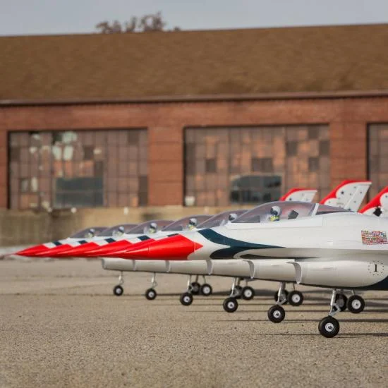 E Flite F-16 Thunderbirds 70mm EDF Jet - BNF Basic &mdash; image 2 of 16