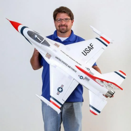E Flite F-16 Thunderbirds 70mm EDF Jet - BNF Basic &mdash; image 8 of 16