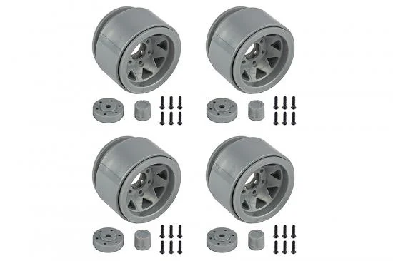 Element RC Enduro Trigon Wheels 1.55In Silver — image 2 of 2