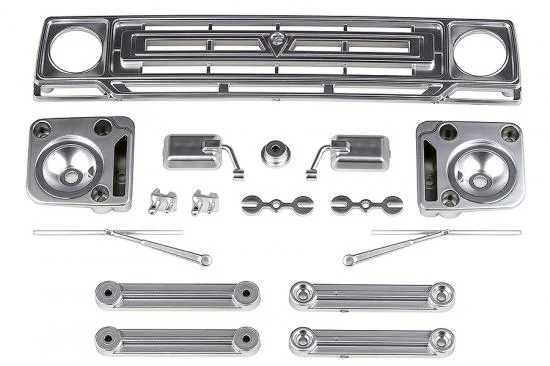 Element RC Sendero Body Accessories - Satin Chrome &mdash; image 2 of 2