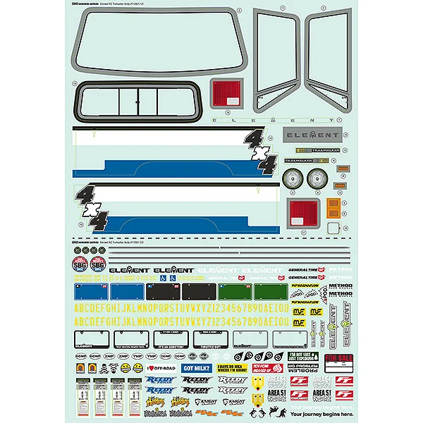 Element RC Trailwalker Body Decals