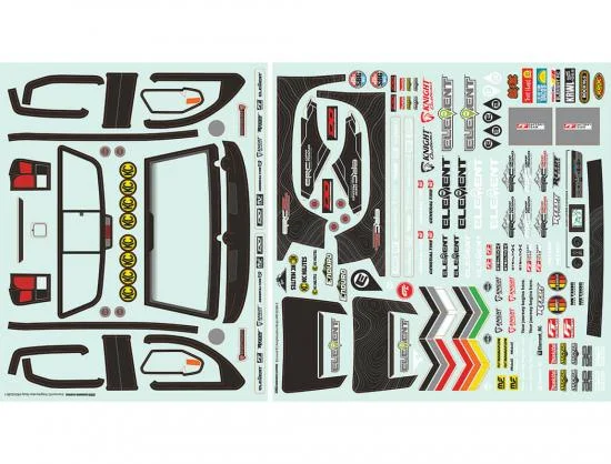 Element RC Enduro Ecto Decal Sheet — image 2 of 2