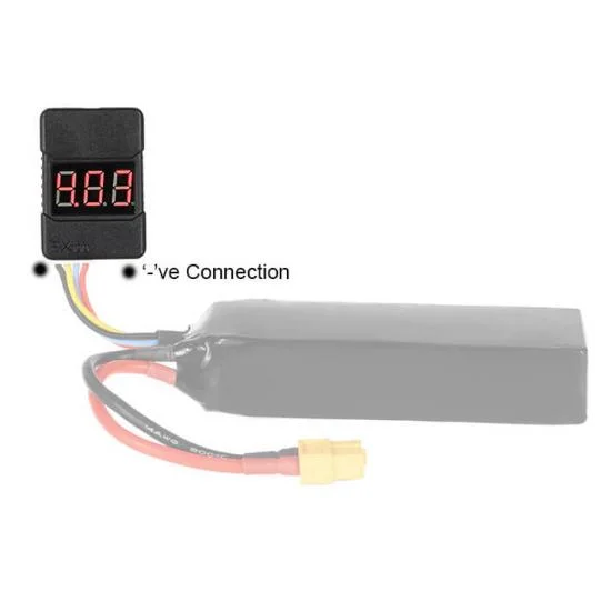ETronix 1-8S Cased Lipo Battery Voltage Meter With Alarm — image 2 of 3