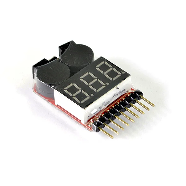 ETronix 1-8S Lipo Battery Voltage Meter With Alarm