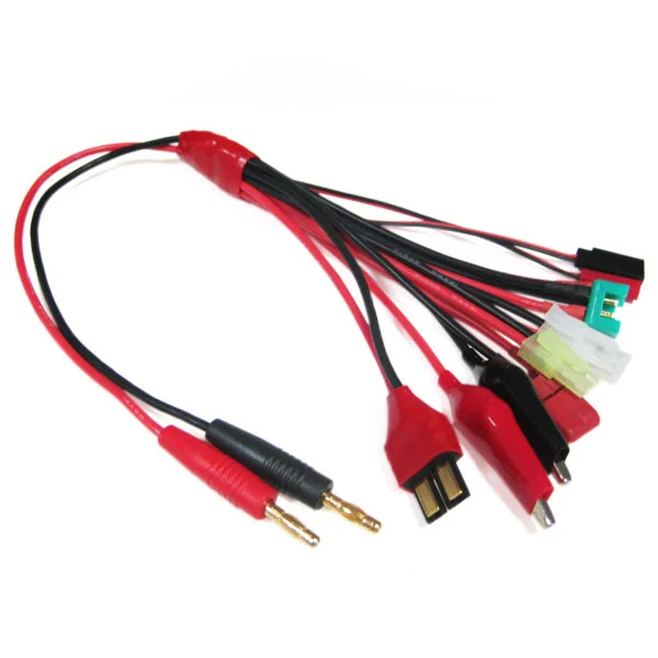 eTronix 4.0mm To Deans/Futaba/JST/Tami Ya/Micro Tamiya/MPX/Trx/Clip/D