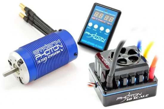 eTronix Photon 1:8 Waterproof 120A ESC Combo With 3.5D 2150kV Motor — image 2 of 5