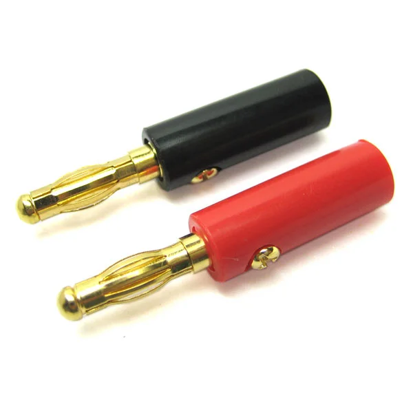eTronix 4.0mm Gold Connector - Red + black